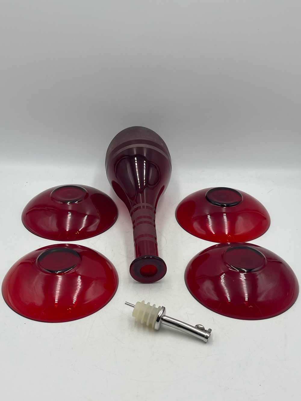 Bombay Company: Vintage Buenos Aires Olive Oil Bottle Stopper & Dipping Bowl Set - Picture 11 of 16